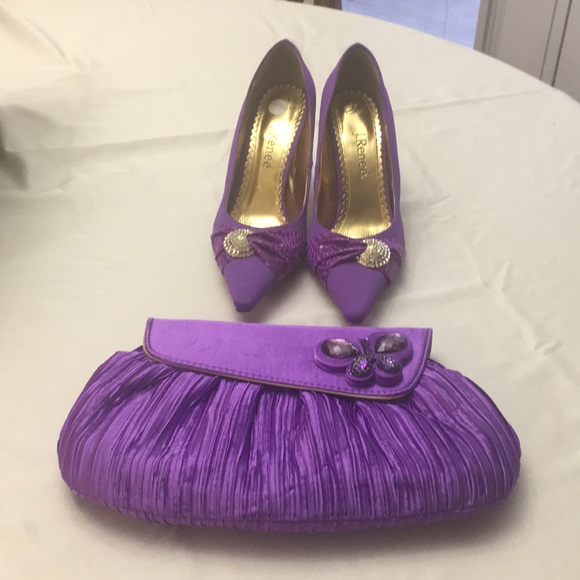 Elegant J. Renee’ Heels and J. Renee’ Purse - Picture 1 of 8